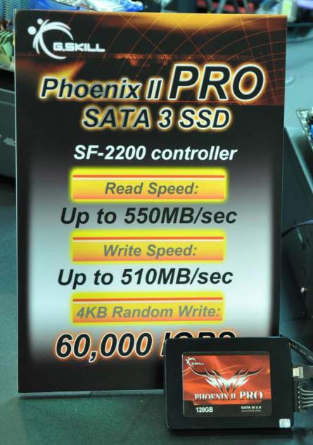 G.Skill осиливает SF-2200 c SSD Phoenix II Pro